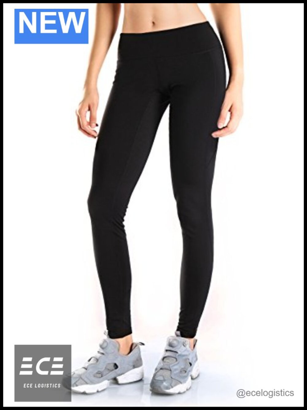 Fleece Lined Thermal Tights Water Resistant Leggings Zip Pocket Athletic